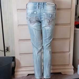 Rock revival jeans size 29 crop